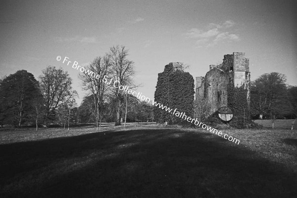 BIRR CASTLE  RUINS OF TELESCOPE HOUSE AND DETAILS